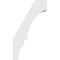 Ekena Millwork 5 1/2-in. W x 16-in. D x 28-in. H Balboa Architectural Grade PVC Knee Brace BRCP055X16X28BOA - alternate 5